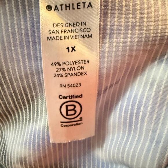 Athleta Salutation Jacquard Jacket, Spray Dye Merri Perri, Size 1X - Picture 8 of 12